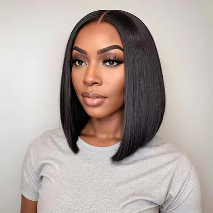 Shanna Bob HD Wig Wear & Go — 6×6 Pre-cut Wig — Virgin Luxury Hair